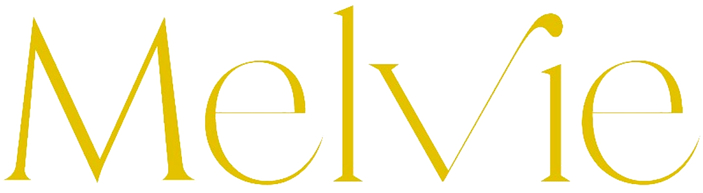 melvie joias logo dourado